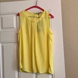 Sleeveless blouse-slightly sheer